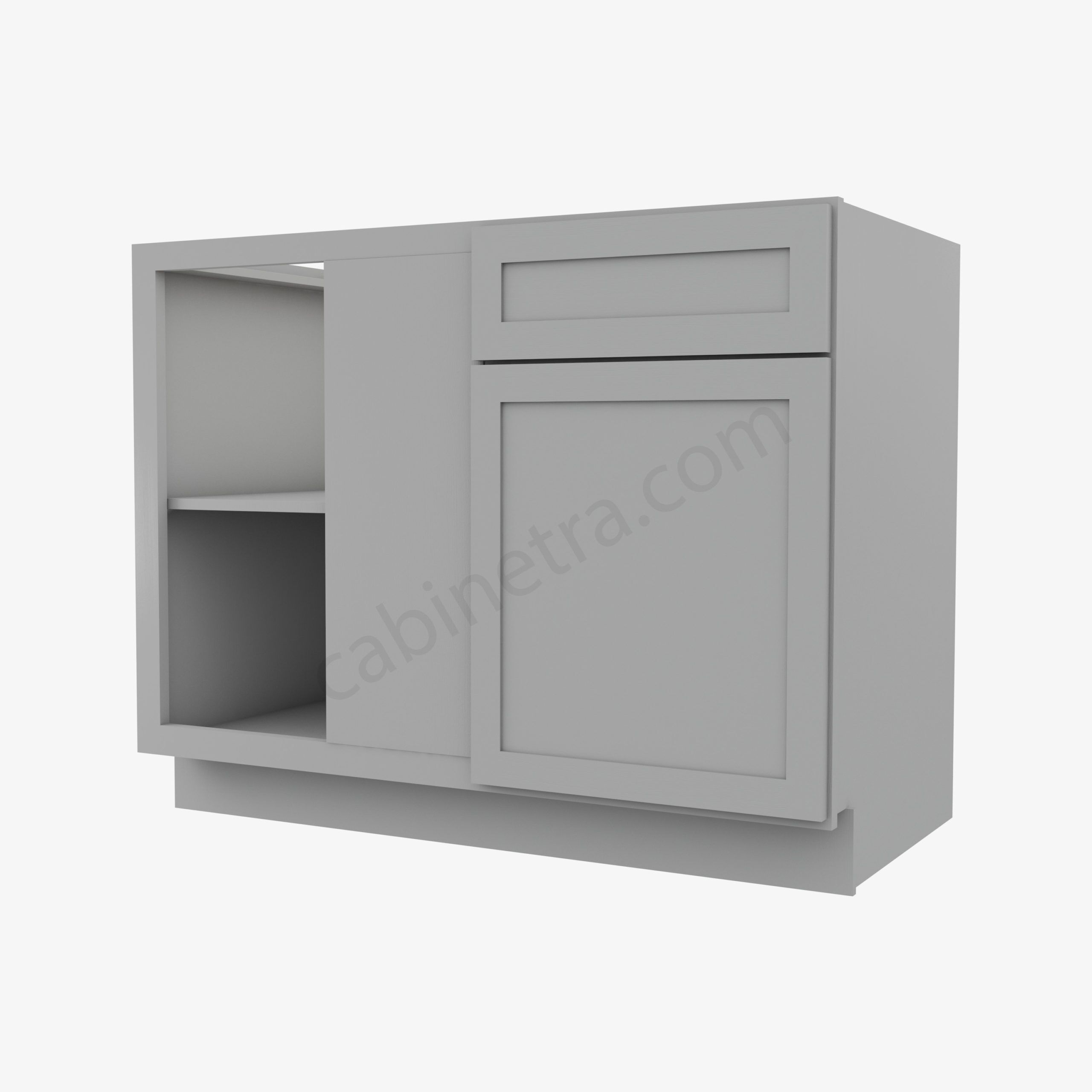 AB BBLC45 48 42W 0 Forevermark Lait Gray Shaker Cabinetra scaled