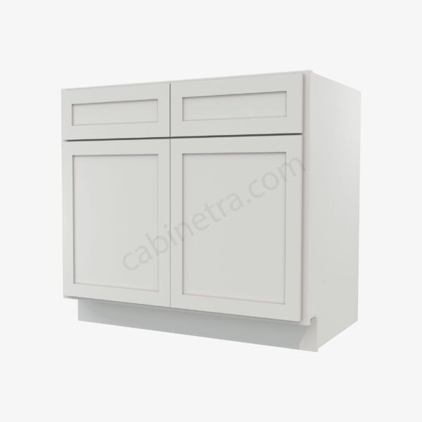 AW B36B 0 Forevermark Ice White Shaker Cabinetra scaled