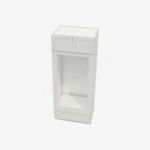 AW OM3384B 3 Forevermark Ice White Shaker Cabinetra scaled